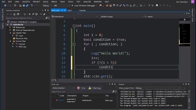 Loops in C++ (for loops, while loops) смотреть онлайн