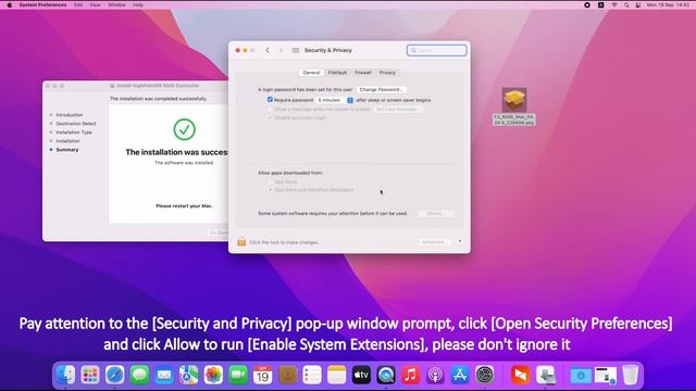 TerraMaster Thunderbolt 3 RAID Driver Installation Guide（Apple M1） смотреть онлайн