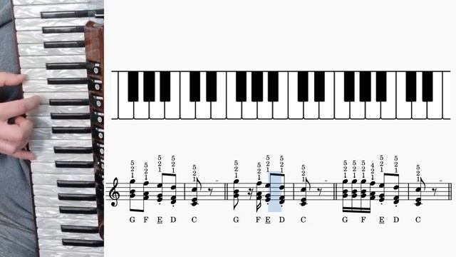 [Tutorial] Common accordion runs in Oberkrainer style polkas (C key) смотреть онлайн
