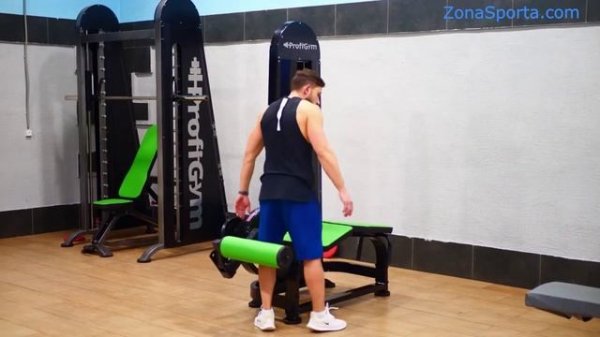 Обзор профессионального тренажера для бицепсов бедер ProfiGym ТГ-0120-C