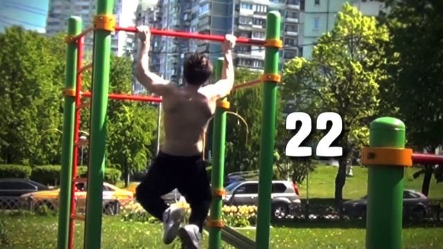 Челендж 40 отжиманий + 35 подтягиваний за 10 минут. За сколько получится ?? смотреть онлайн