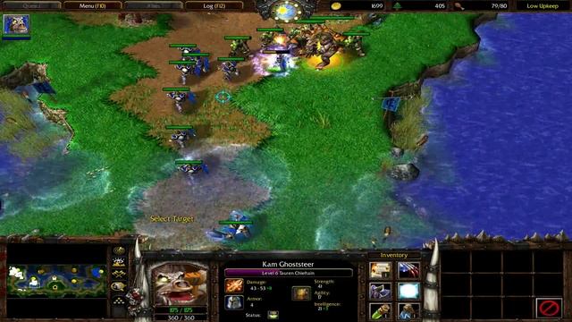 Warcraft 3 TFT 1.26 - Melee Game [Me (Orc) vs Computer Insane (Human)] смотреть онлайн