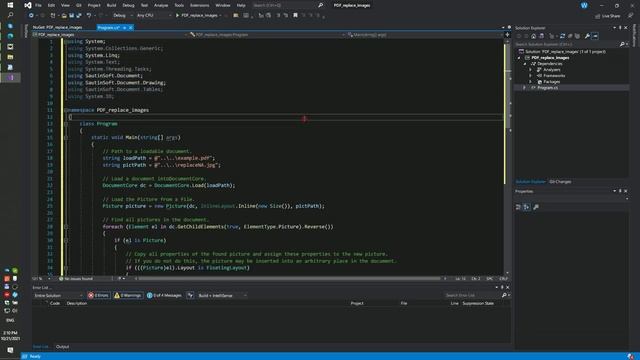 Как заменить изображения в PDF-документах с помощью C# и VB.NET смотреть онлайн