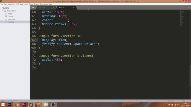 Checkout form UI Design using HTML and CSS смотреть онлайн