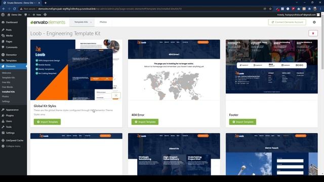 How to Install Elementor Template Kit on Wordpress смотреть онлайн