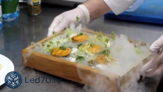 Эффектная подача блюд с сухим льдом в ресторанах смотреть онлайн