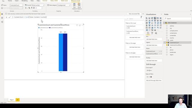 Power BI DAX - CountRows vs Count: Which is better? смотреть онлайн