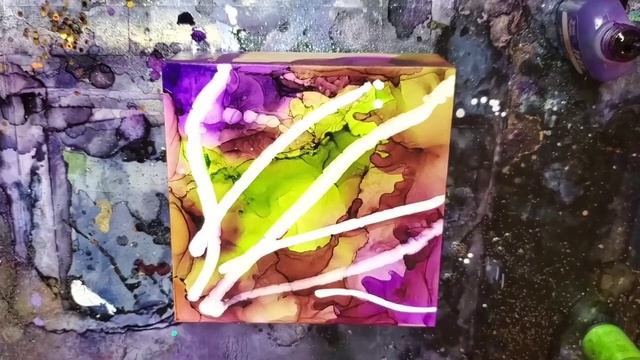 "Oracle" Alcohol Ink Mini Abstract Process Video смотреть онлайн
