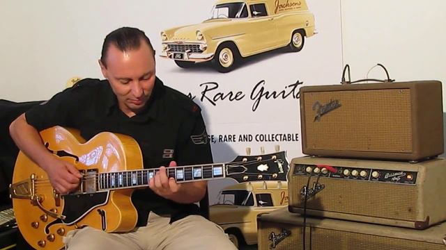 Martin Cilia plays Jazz on two '50's Gibson ES-5's! смотреть онлайн