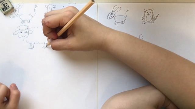 Рисуем животных и Крошика смотреть онлайн