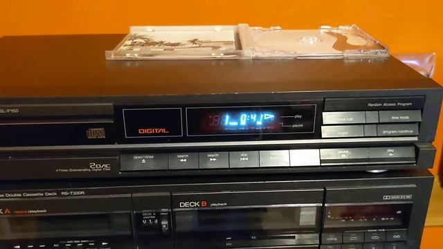 VINTAGE TECHNICS SL-P150 SINGLE DISC COMPACT CD PLAYER смотреть онлайн