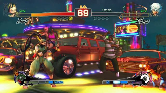 Ultra Street Fighter 4 - Ibuki Vs Elena [Hardest] смотреть онлайн