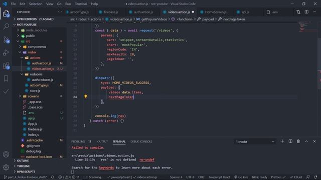 ⚪ Part 5 : API Key & Popular Videos - YouTube Clone using React & YouTube API смотреть онлайн
