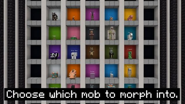 Minecraft but you can MORPH INTO ANY MOB... смотреть онлайн