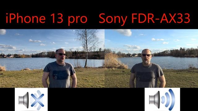 Sony FDR-AX33 VS iPhone 13 [4K] смотреть онлайн
