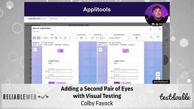 Adding a Second Pair of Eyes with Visual Testing | Colby Fayock | Reliable Web Summit 2021 смотреть онлайн