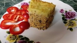 Пирог с икрой.