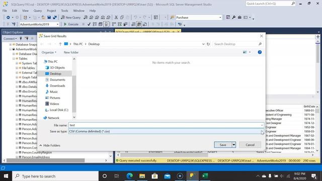 Exporting Data From SQL Server Management Studio смотреть онлайн