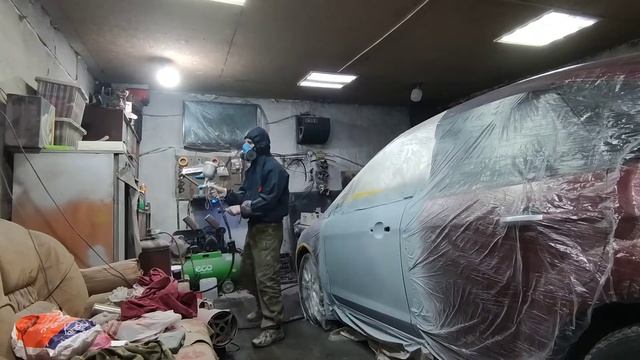 Ford Focus ремонт двери и покраска смотреть онлайн