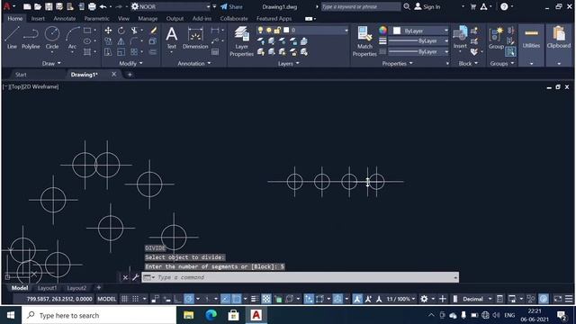 18- AUTOCAD 2D- POINT, MULTIPLE POINT, POINT STYLE & DIVIDE | Autocad in hindi | | cad wala | смотреть онлайн