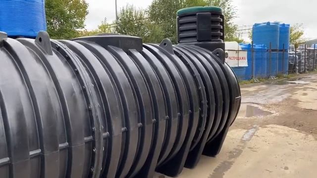 Хранение под землей жидкостей объемом 1500 литров - подземная накопительная емкость DL 15000 - КИИТ смотреть онлайн