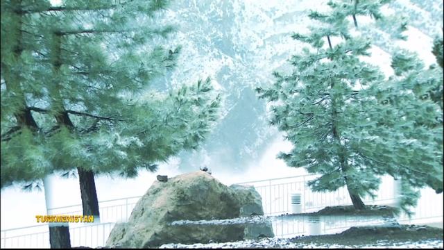 Туркменистан Ашхабад Снег 2019/Turkmenistan Ashgabat Snow 2019