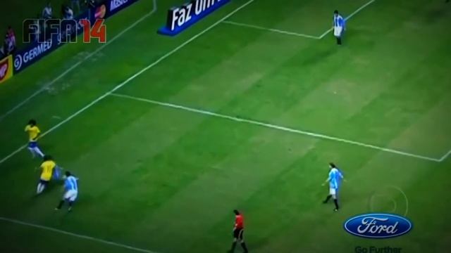 Neymar Junior Santos vs. Ronaldinho vk.com/ea_fifa14 смотреть онлайн