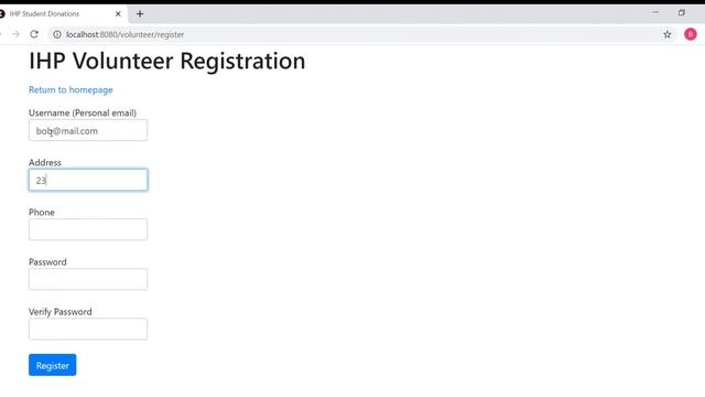 IHP Student Donations - Java Web Application смотреть онлайн