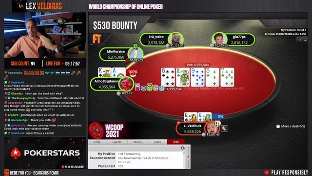 The MOST INSANE Heads-Up Battle! ♣ Poker Highlights смотреть онлайн