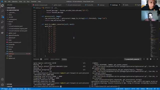 Debugging PyTesseract OCR Errors, Building Docker Image, Deploying to Kubernetes - Firhan's Meeting смотреть онлайн