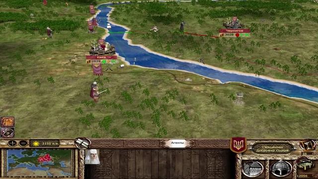 Прохождение Medieval 2 TW:Булатная Сталь-Киевская Русь #21 смотреть онлайн