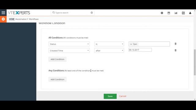 Scheduled Workflow in Vtiger 7 смотреть онлайн