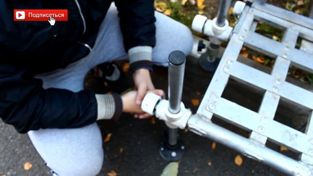 Обзор самодельной рыболовной  платформы и платформы Rive D25 для ловли на фидер,штекер