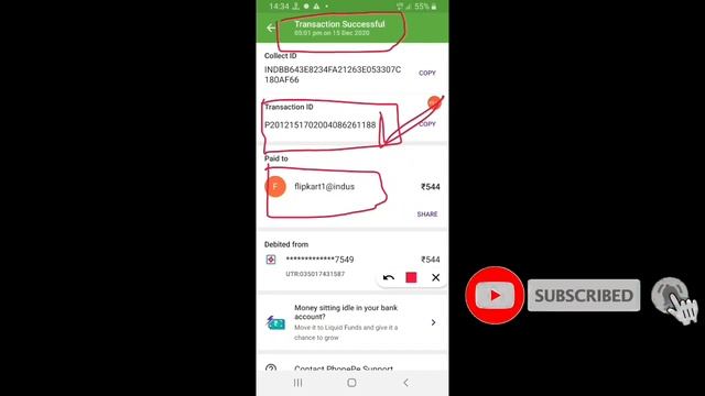 How To Check Transaction id And UTR No. On Phonepe ||Phonepe में transaction id कैसें चेक करें смотреть онлайн