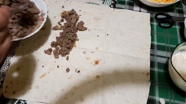 Мясной рулет из лаваша ?получился очень вкусным и сытным?#рулет#пирогизлаваша#кулинария#ужин#лаваш#