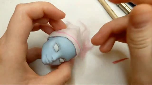 Роспись Эбби - OOAK Monster High смотреть онлайн