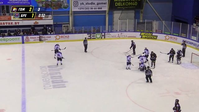 23.11.2021. Экстралига. Гомель - Брест - 3:2 ПБ смотреть онлайн