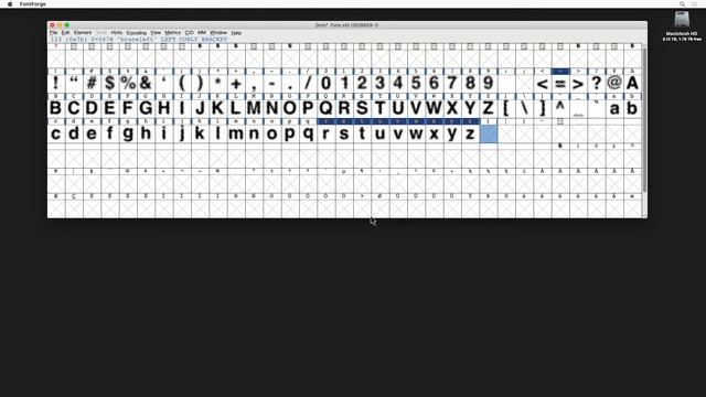 Importing Adobe Illustrator SVG Files Into FontForge, Part 5