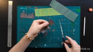 Сад с камнями и деревьями. Создаём простой макет.