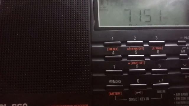 Проверка связи по договоренности. Я в роли слушателя. Tecsun pl-660. смотреть онлайн