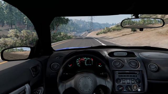BeamNG.drive - Mitsubishi Eclipse GTS 2003 - Car Show Test Drive Crash . смотреть онлайн