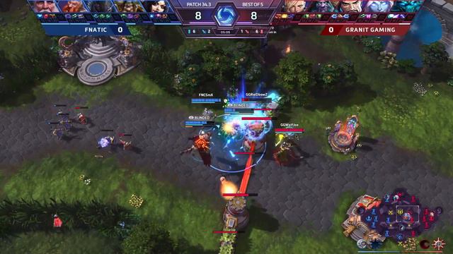 HGC 2018 - Фаза 2 - Неделя 2 - Fnatic против Granit Gaming - 1 игра смотреть онлайн