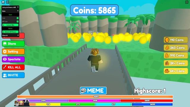 Unicycle Down a Hill Script | Instant Win | Auto Collect VIP Coins | Unlock VIP смотреть онлайн