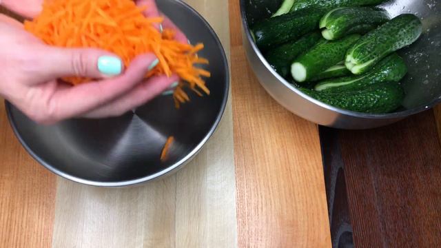 Очень вкусная закуска из огурцов! смотреть онлайн