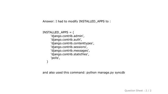 Django : Django: Error: Unknown command: 'makemigrations' смотреть онлайн