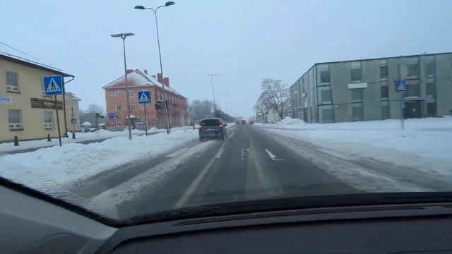 JÕHVI. В/Ч 75222. ГО. На этом месте сейчас PARGI Keskus. Обзор, Йыхви 02.01.2021 смотреть онлайн