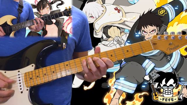 「SPARK-AGAIN」- Fire Force S2 OP【+TABS】by Fefe! смотреть онлайн