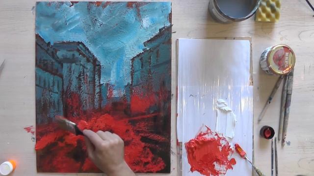 Акрил. Живопись мастихином и кистью смотреть онлайн