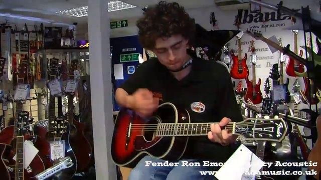 Fender Ron Emory Loyalty Parlor Guitar Demo at Nevada Music UK смотреть онлайн