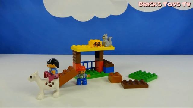 Строим из Lego Duplo, Lego Duplo 10582 Forest animals - Лего Дупло 10582 Лесные животные смотреть онлайн